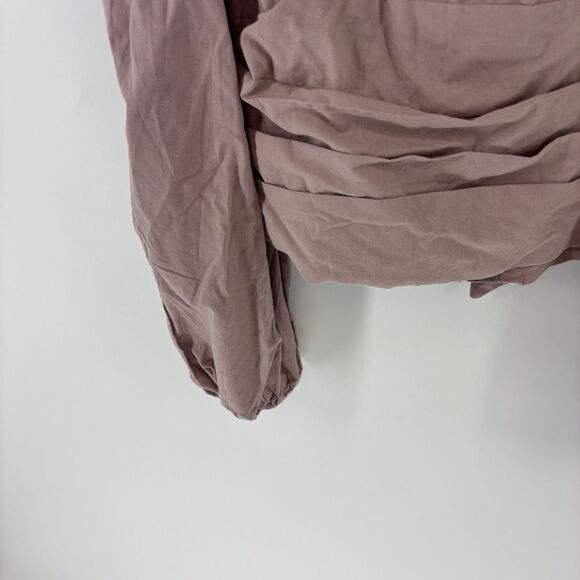 HYFVE Elegant Puff Sleeve Blouse in Taupe - Picture 2 of 8